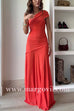 Off Shoulder Ruched Flare Maxi Dress
