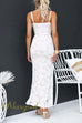 Margovil Floral Lace Bodycon Maxi Cami Dress