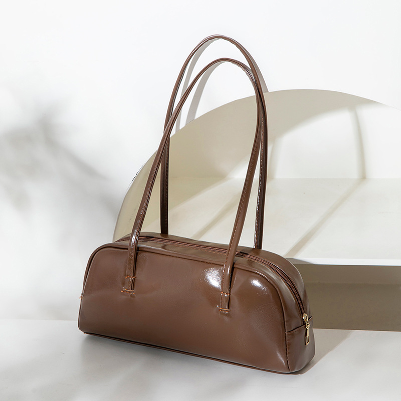 Margovil Top Handle Faux Leather Shoulder Bag