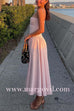 Margovil Spaghetti Strap Pocketed Corset Swing Midi Dress
