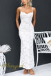 Margovil Floral Lace Bodycon Maxi Cami Dress