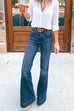 Margovil Distressed Bell Bottom Skinny Jeans