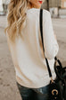Margovil Color Block Love Heart Knit Sweaters