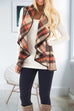Margovil Pockets Plaid Jacket Vest